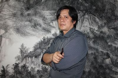 李统就  美术家  